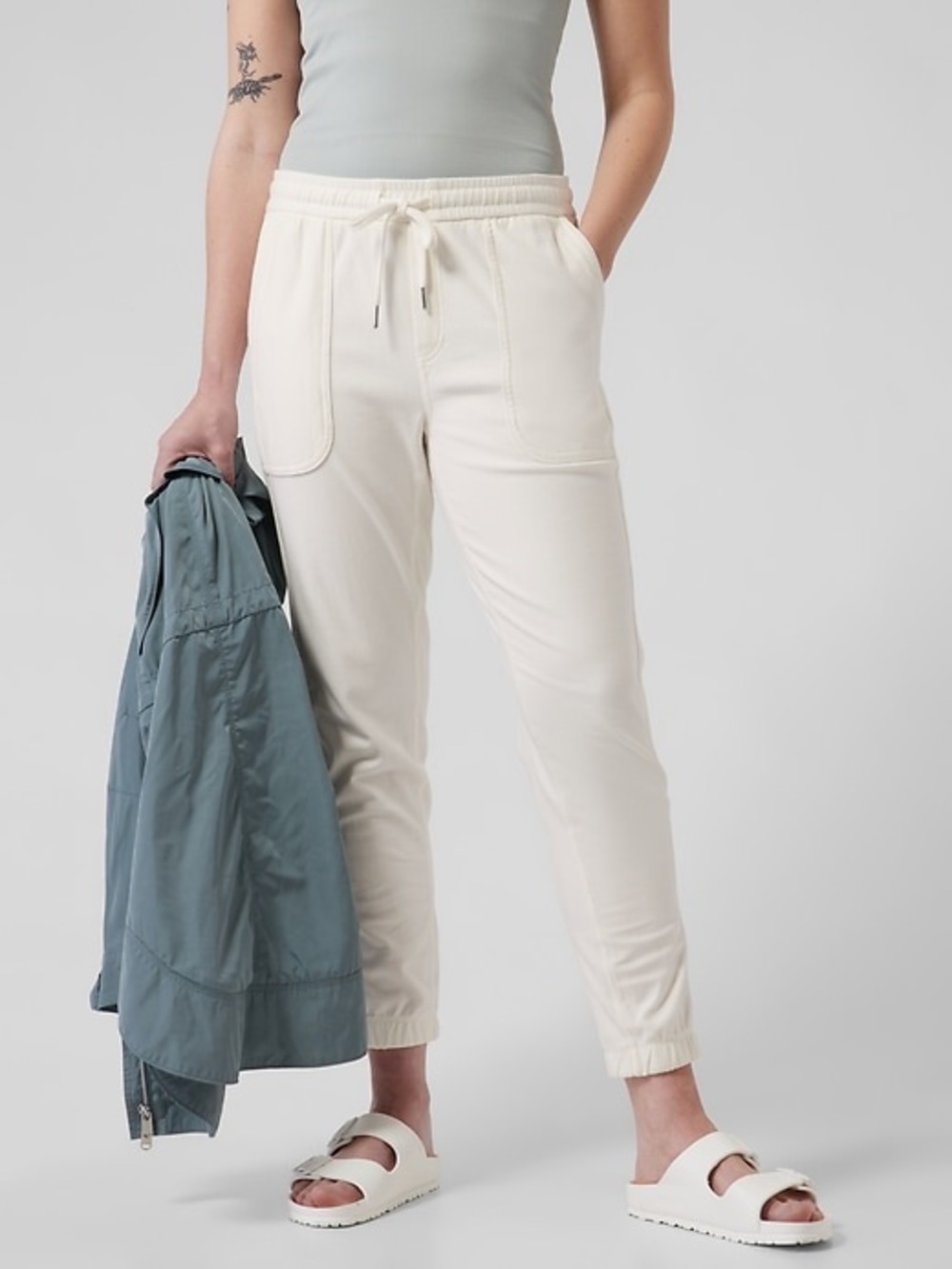 Athleta farallon Cream Jogger Pants XS